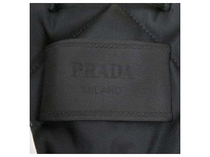Casaco acolchoado com logo triangular em Re-Nylon da Prada Amarelo - vista 7