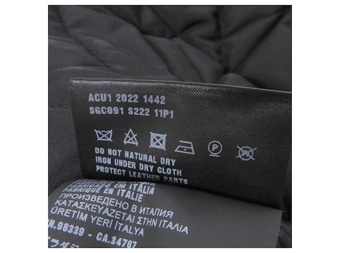 Casaco acolchoado com logo triangular em Re-Nylon da Prada Amarelo - vista 9