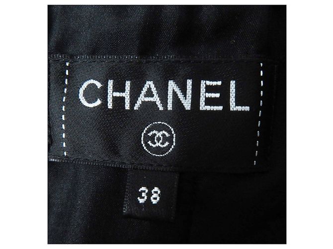 Timeless Falda de tweed de algodón y poliamida Chanel 22 Runway Negro - vista 7