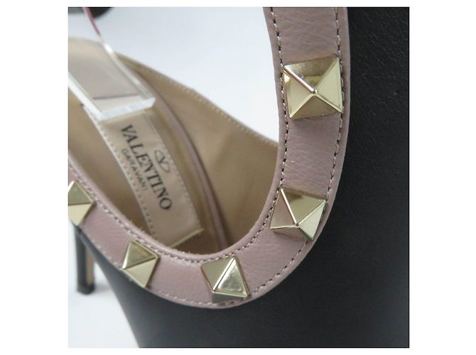 Pumps in pelle Rockstud Valentino Garavani Nero - vista 9
