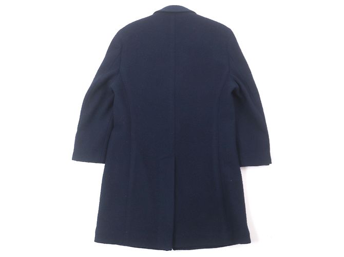 Autre Marque Lardini Chester Mantel aus Wolle und Acetat Blau Marineblau - Ansicht 3