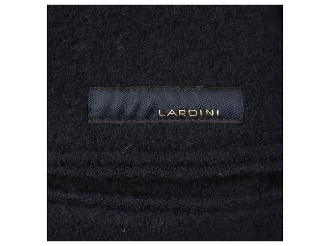 Autre Marque Lardini Chester Mantel aus Wolle und Acetat Blau Marineblau - Ansicht 6