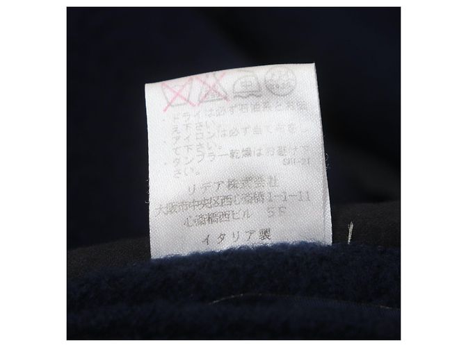 Autre Marque Lardini Chester Mantel aus Wolle und Acetat Blau Marineblau - Ansicht 8