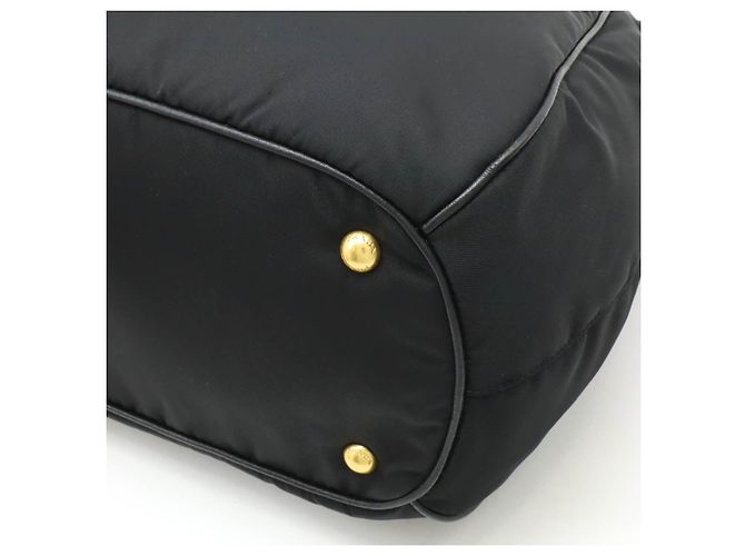 Tote Bolsa 2 em 1 de nylon Prada BR4992 Preto - vista 3