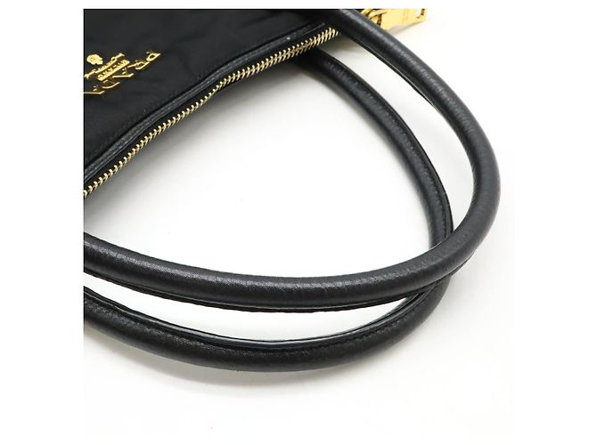 Tote Bolsa 2 em 1 de nylon Prada BR4992 Preto - vista 4