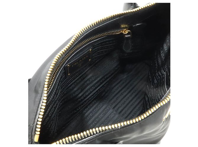 Tote Bolsa 2 em 1 de nylon Prada BR4992 Preto - vista 6