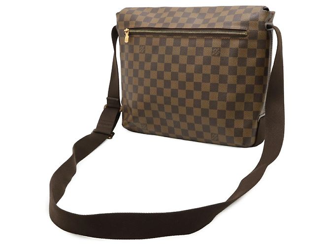 Borsa a spalla Damier Brooklyn MM di Louis Vuitton Marrone - vista 2
