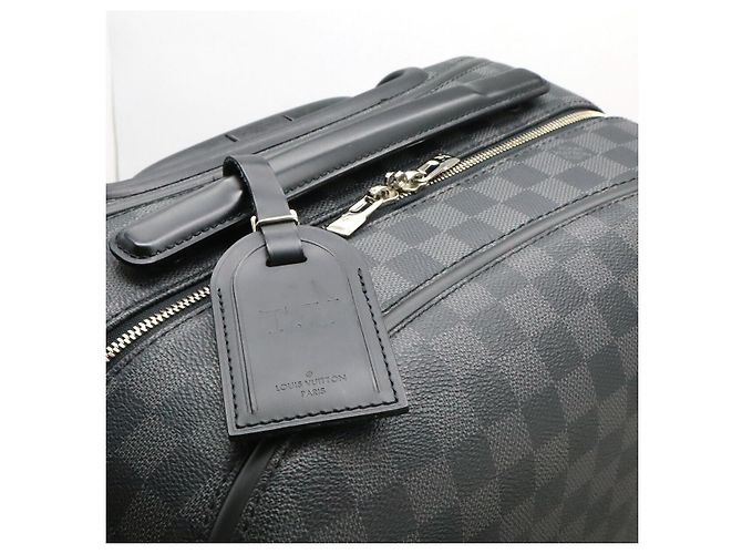 Valigia Louis Vuitton Zephyr Damier Graphite Nero Grigio - vista 7