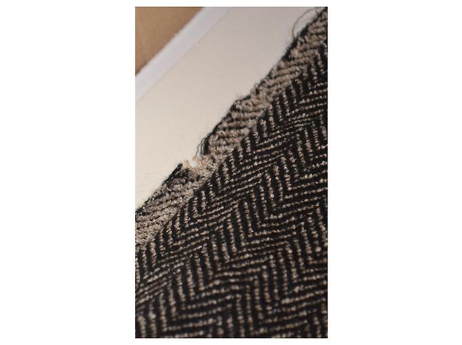 Valentino Garavani wool scarf black grey - view 2