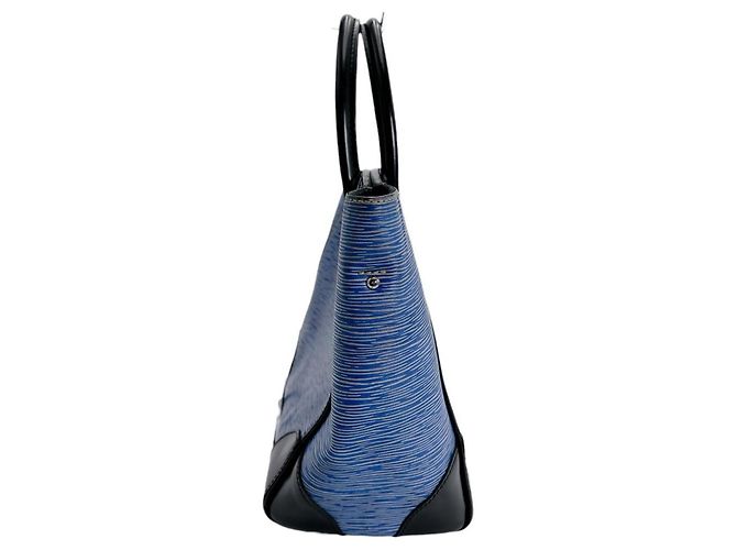 Borsa Louis Vuitton Epi Phoenix PM Blu - vista 3
