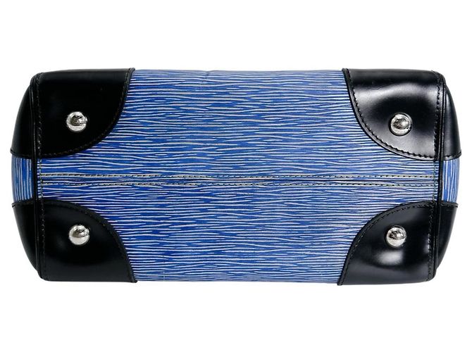 Borsa Louis Vuitton Epi Phoenix PM Blu - vista 4