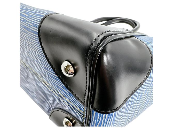 Borsa Louis Vuitton Epi Phoenix PM Blu - vista 5