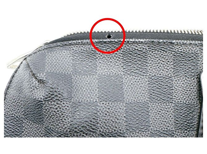 Malette Louis Vuitton Damier Graphite Noir - vue 12