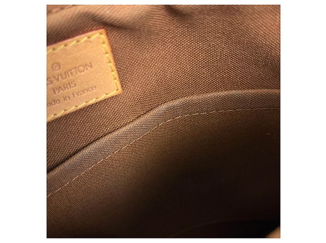 Borsa Tote Palermo PM di Louis Vuitton Marrone - vista 9
