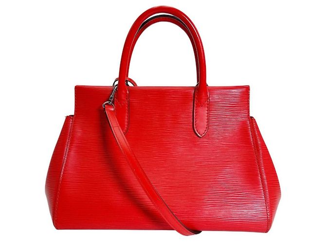 Borsa Louis Vuitton Epi Marly BB Rosso - vista 2