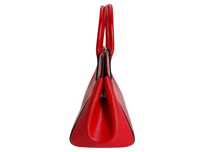 Borsa Louis Vuitton Epi Marly BB Rosso - vista 3