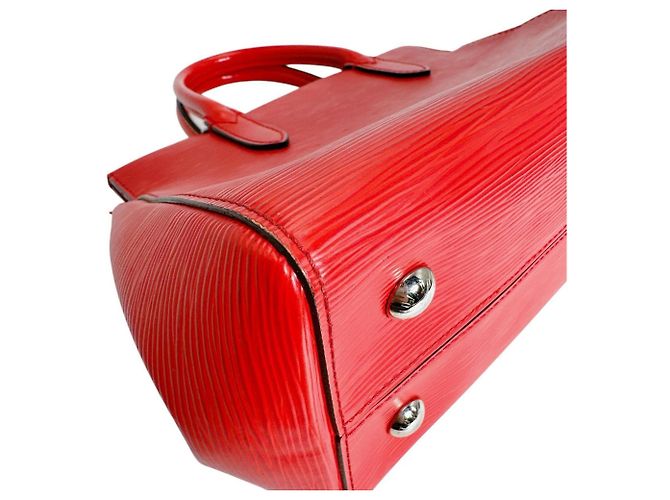 Borsa Louis Vuitton Epi Marly BB Rosso - vista 8