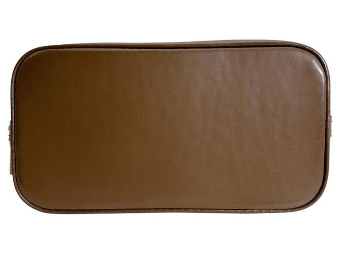 Borsa Pouch Little Alma Monogram Satin di Louis Vuitton Beige - vista 4