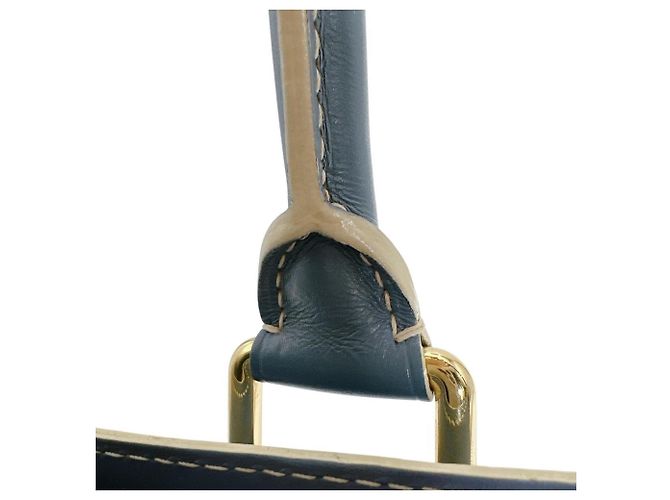 Borsa a mano in pelle Suhali Louis Vuitton Blu - vista 10