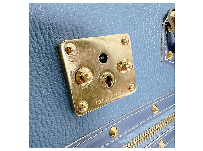Borsa a mano in pelle Suhali Louis Vuitton Blu - vista 18