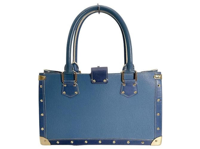 Borsa a mano in pelle Suhali Louis Vuitton Blu - vista 2