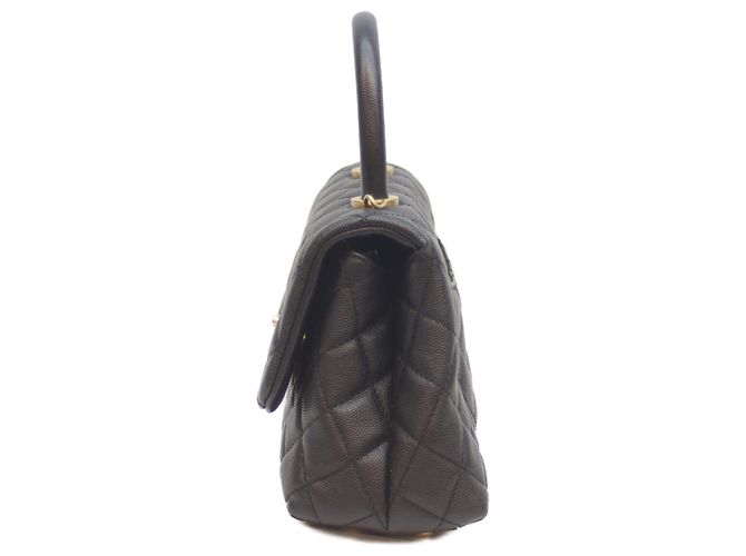 Coco Handle Borsa a Spalla Chanel No. 27 in Caviar Nero con Manico Coco - vista 2