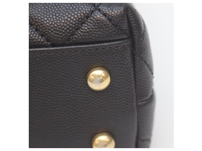 Coco Handle Borsa a Spalla Chanel No. 27 in Caviar Nero con Manico Coco - vista 7