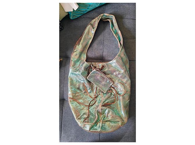 Minority Iridescent Lederhandtasche Metallisch - Ansicht 6