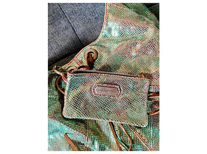 Minority Iridescent Lederhandtasche Metallisch - Ansicht 7