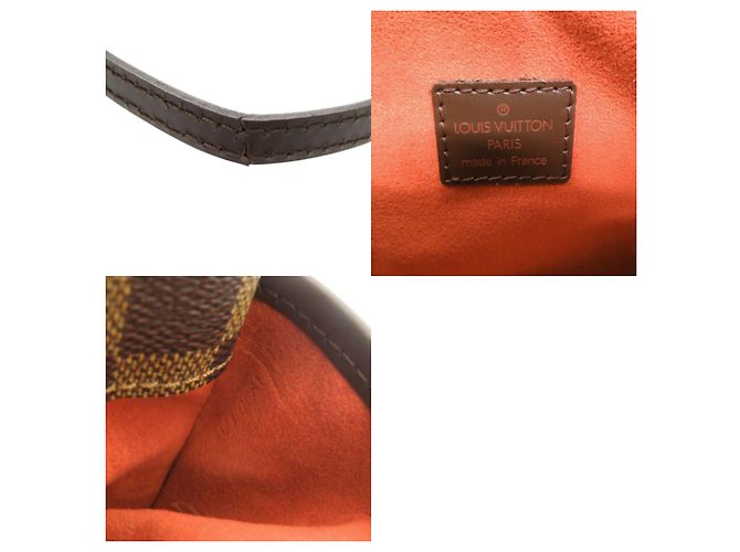 Borsa a Spalla Pochette Ipanema Damier Louis Vuitton Marrone - vista 9
