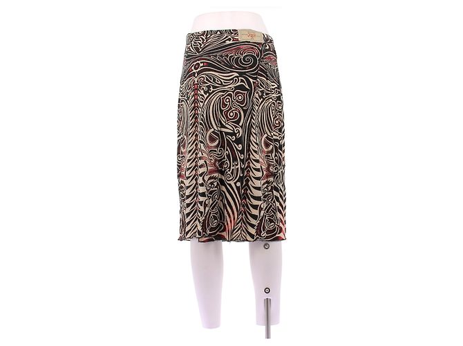 Gonna in cotone stampata Jean Paul Gaultier Multicolore - vista 2
