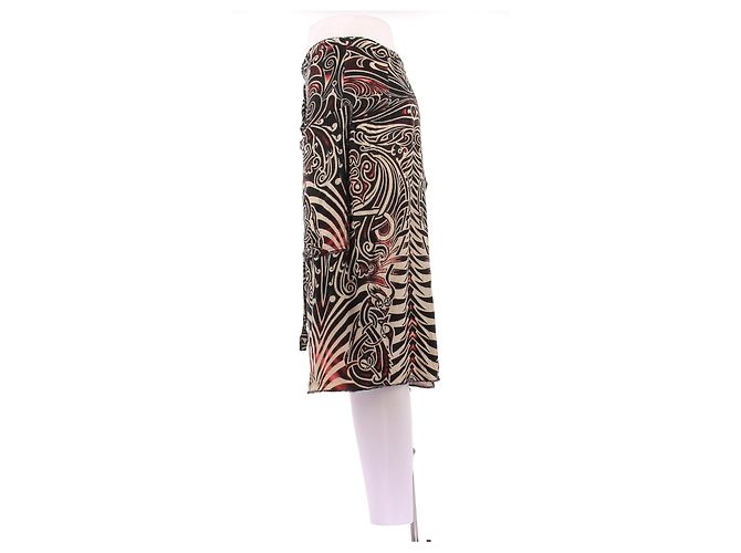 Gonna in cotone stampata Jean Paul Gaultier Multicolore - vista 4