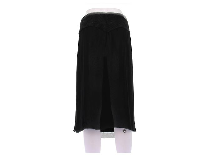 Falda midi de tul negra Gucci Negro - vista 2