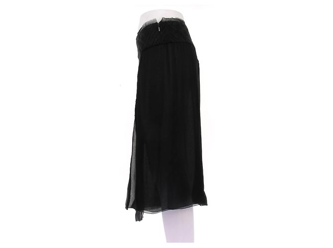 Falda midi de tul negra Gucci Negro - vista 4