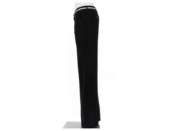Dolce & Gabbana Schwarze Wollhose Größe 38 - Ansicht 4