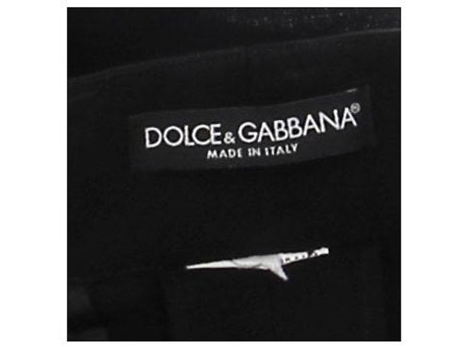 Dolce & Gabbana Schwarze Wollhose Größe 38 - Ansicht 5