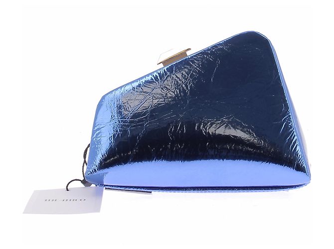 Attico Pochette blu in pelle - vista 2
