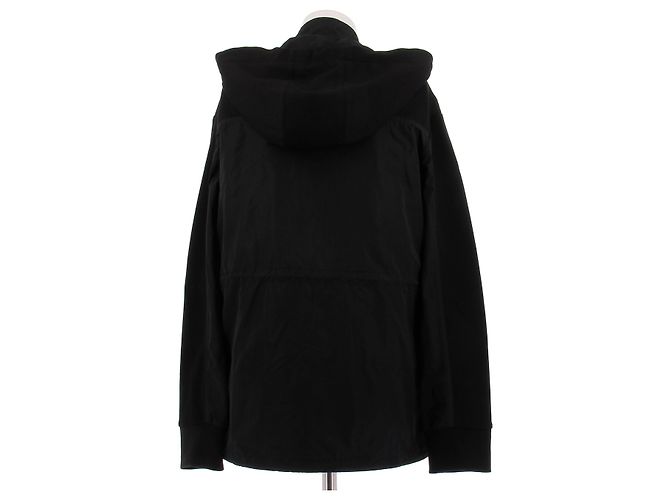 Autre Marque Giacca con cappuccio nera Nero - vista 2