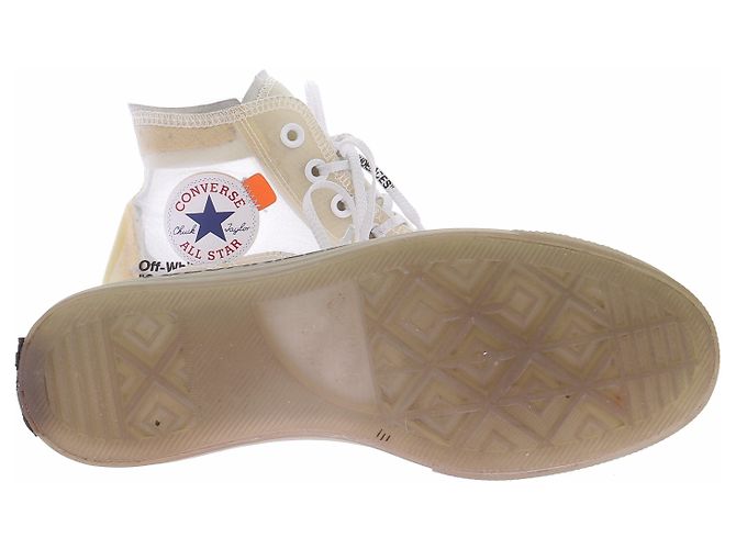 Off White Weiße Converse-Sneaker - Ansicht 7
