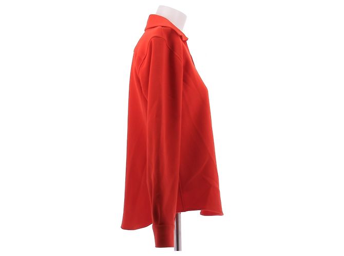 Top de algodón rojo Ami Talla 40 Roja - vista 3