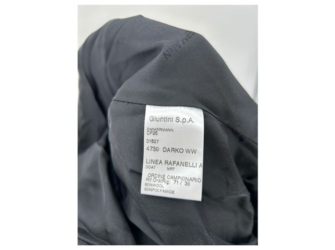Zimmermann Abrigo negro de lana - vista 6