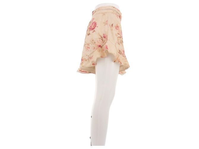 Zimmermann Leinenshorts mit Blumenmuster Mehrfarben - Ansicht 3