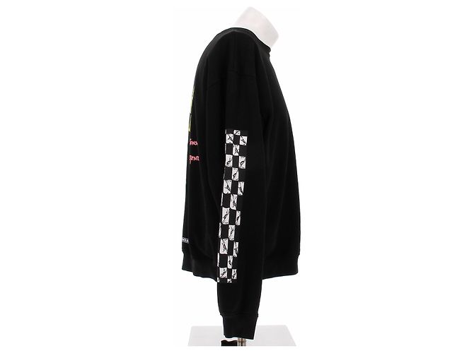 Chrome Hearts Sweatshirt aus Baumwolle schwarz mit Print - Ansicht 3