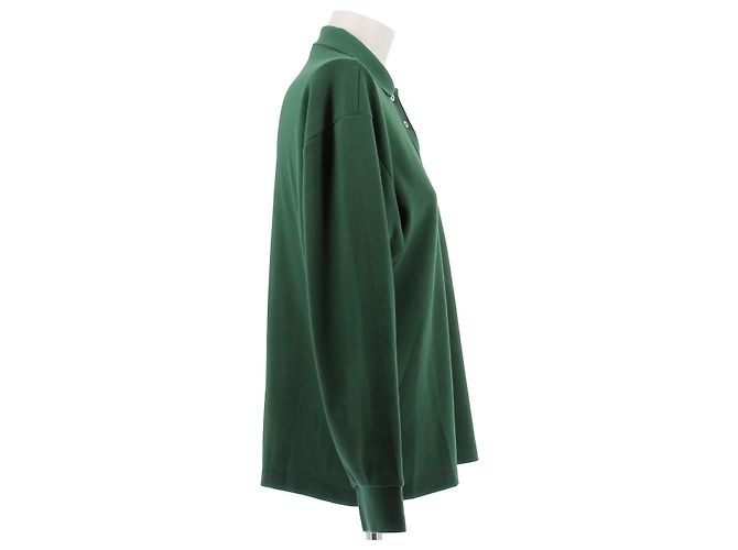 Polo Miu Miu in cotone verde - vista 3