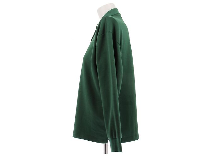 Polo Miu Miu in cotone verde - vista 4