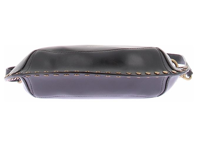 Isabel Marant Bolso 'Oskan Moon' negro de cuero - vista 7