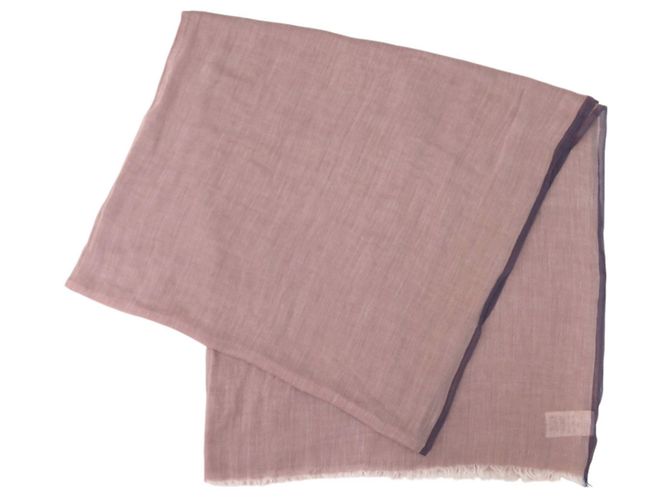 Chal Naoshima de Hermès en algodón rosa - vista 6