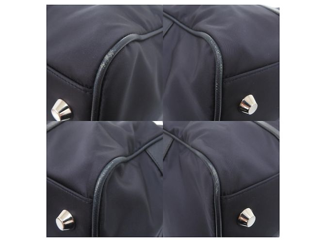 Borsa Boston Prada 2 in 1 blu navy - vista 4