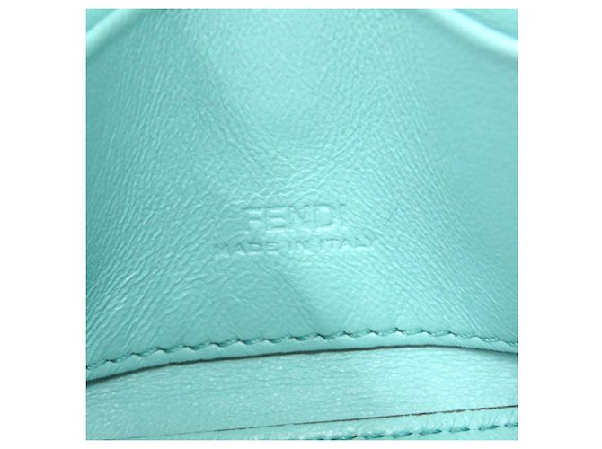Fendi Red Leather Business Card Case - view 5