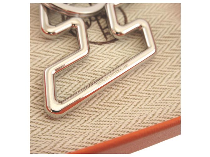 Ring Portachiavi in metallo argento Hermès H Toe Speed - vista 4